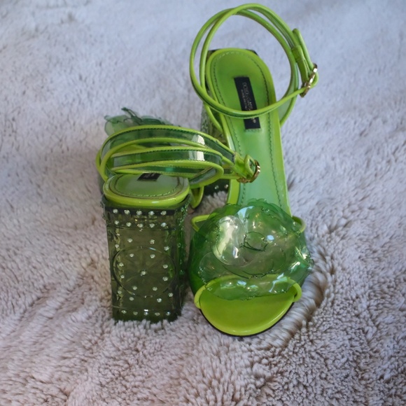 DOLCE & GABBANA LEATHER SLINGBACK - Picture 7 of 10